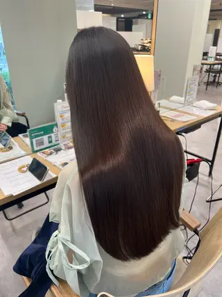 カラー 梅田 ワンカラー Ririaのヘアスタイル