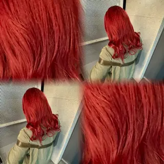 セミロング カラー 髙橋 李里亜のヘアスタイル