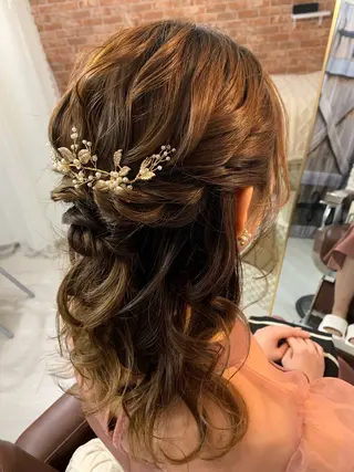 ヘアアレンジ a moのヘアスタイル