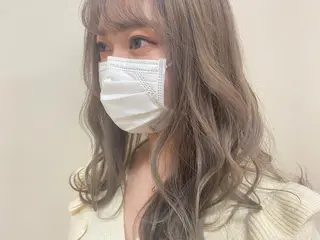 セミロング カラー ヘアアレンジ 🌈haru🌻 藤沢ハイトーン🌈のヘアスタイル