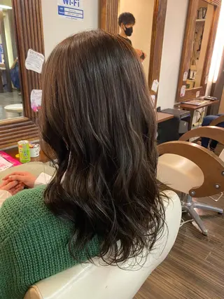 ミディアム カラー ヘアアレンジ メンズ 加藤 瑠美のヘアスタイル