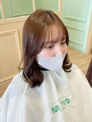 ミディアム KANAMI日暮里 韓国ヘア・メイクのヘアスタイル