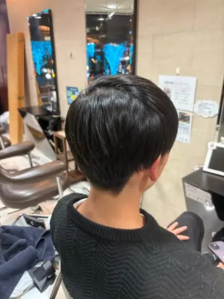 メンズ ショートボブモデル募 集中🎀Ruka🎀のヘアスタイル