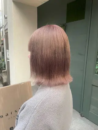 ミディアム カラー 石川 聖奈のヘアスタイル