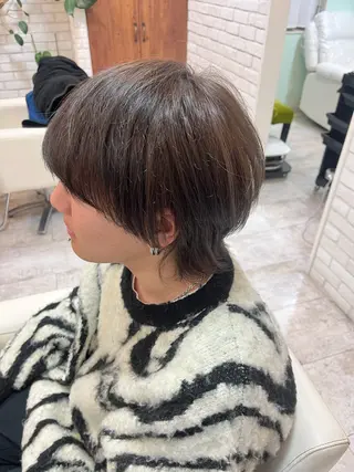 ショート カラー パーマ メンズ 0円カットモデル募集 /瀧澤 陽奈 ☾ᐝのヘアスタイル