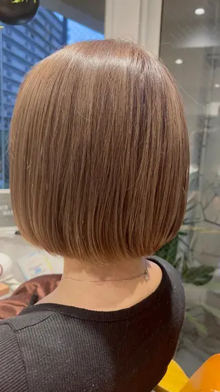 ショート 縮毛矯正 松崎祥のヘアスタイル