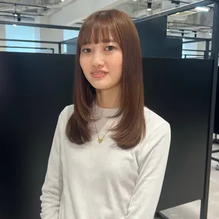 セミロング カラー kimika🥑 メンズ/髪質改善のヘアスタイル