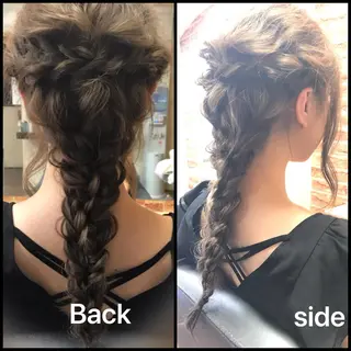 ヘアアレンジ 家田 竜のヘアスタイル