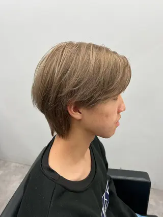 ショート カラー メンズ 【曲がる縮毛矯正】 モデル募集🙋カツヤのヘアスタイル