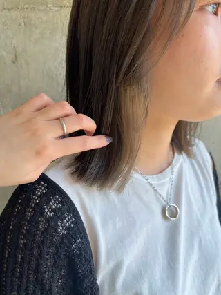 ミディアム Loem【ロエム】所属・RINA 【Loem】のヘアスタイル