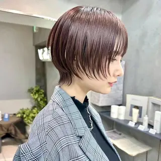 ショート カラー Hiroto/表参道 /暗髪/モード♠️のヘアスタイル