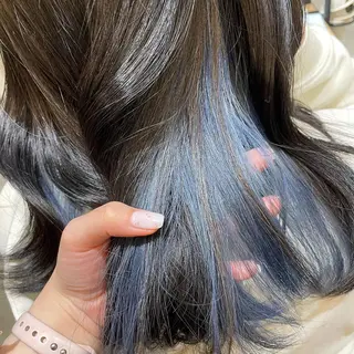 カラー ヘアアレンジ 𝙢𝙞𝙮𝙪🎀 girly hairのヘアスタイル