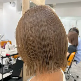 ショート カラー 顔まわりカット/ボブ /🧁とーこ🧁のヘアスタイル