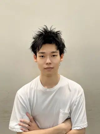 メンズ 藤本渚杜/メンズ パーマ/艶カラーのヘアスタイル