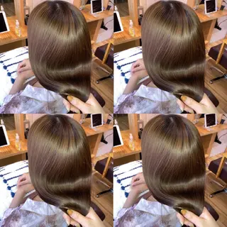 セミロング パーマ Miku❇️ フェイスレイヤーのヘアスタイル