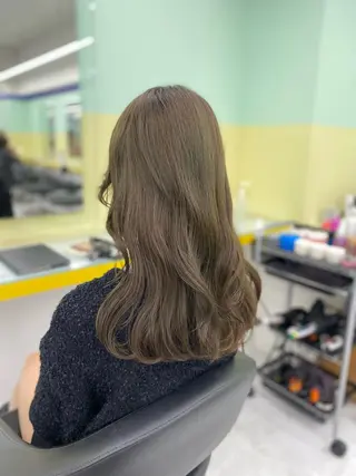 ロング カラー パーマ ヘアアレンジ メンズ キッズ ネイル マツエク・マツパ アイブロウ Lumo所属・💖横浜ブリーチなし 💖MIHOのヘアスタイル