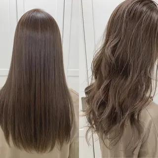 ロング カラー ハットリ /北習志野のヘアスタイル