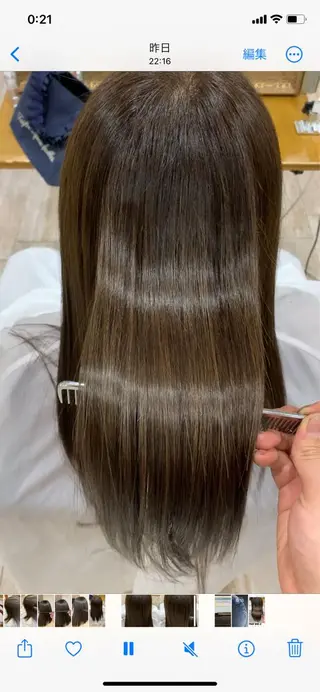 セミロング 丹野 圭太のヘアスタイル