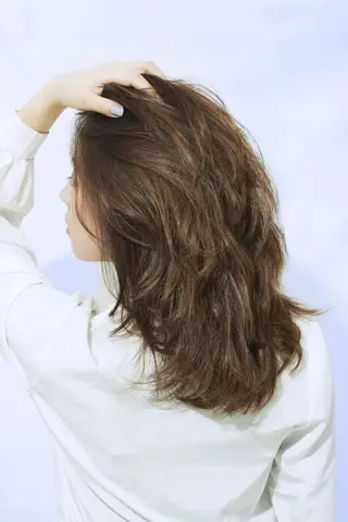 セミロング パーマ 橋口 晃典のヘアスタイル