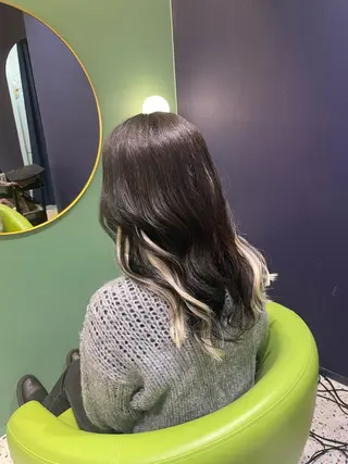 ミディアム カラー 透明感カラー/艶髪/ エクステ/HIROのヘアスタイル