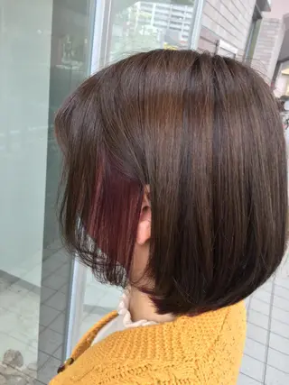 ショート Agu hair rupia 金沢店所属・金沢美容室/ 艶髪/夜営業/JINのヘアスタイル