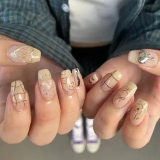ネイル カメレオン京橋🌻 草葉由佳のネイルデザイン
