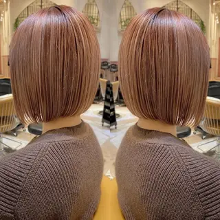 ショート カラー ツヤ髪になりたい方へ 🩷柴田知亜希のヘアスタイル