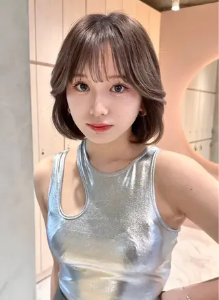 ショート カラー ヘアアレンジ 吉田 晴香のヘアスタイル