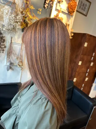 ロング カラー インナーカラー指名 No.1菊池柊真のヘアスタイル