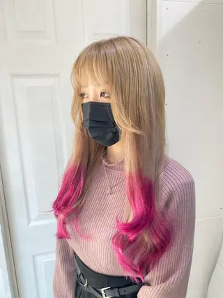 ロング カラー uros.所属・メンズパーマ/ エクステ🌞セナのヘアスタイル