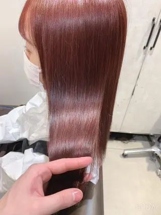 セミロング 🌿earth亀有店 【緑髪のノブ】🌿のヘアスタイル