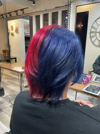 ミディアム カラー ACROあべの店所属・艶カラー/インナー /グラデ/大西小百合のヘアスタイル