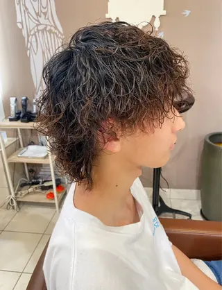 パーマ メンズ 福嶋 和幸のヘアスタイル