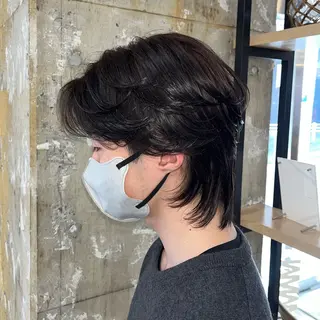 パーマ ニュアンスパーマ 曲がる縮毛矯正　爲石のヘアスタイル