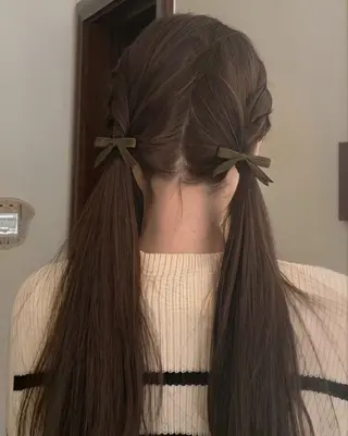 🧺赤みなし透明感 カラー🌱BABYのヘアスタイル