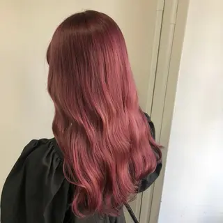 セミロング カラー 大人っぽ♡上品な暖色 ♡ブリーチなし♡のヘアスタイル