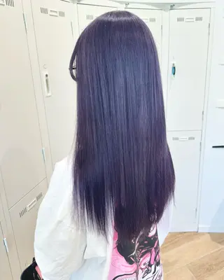 ロング カラー 垢抜け/レイヤー/ ハイトーン/アスナのヘアスタイル