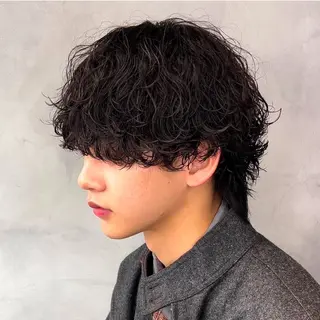 パーマ メンズ 森野 啓斗のヘアスタイル