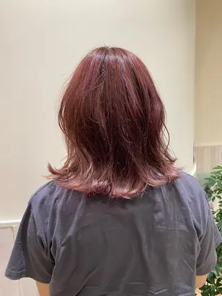 ミディアム カラー 🦕望月渉🦕 パーマ🌪️ブリーチのヘアスタイル