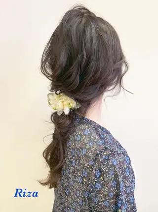 ヘアアレンジ HAIR MAKE Riza所属・谷口 弥生のヘアスタイル