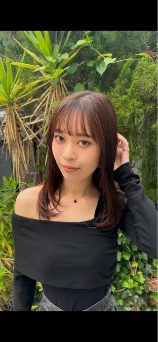 セミロング ✂️レイヤーカット 顔まわり枝松　凌✂️のヘアスタイル