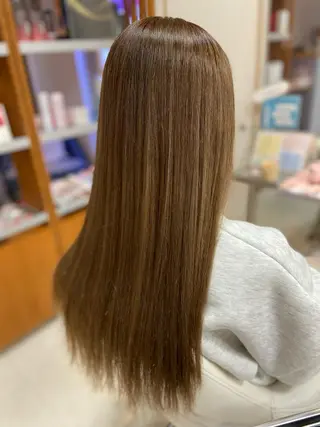 ロング カラー 菊地 美憂のヘアスタイル