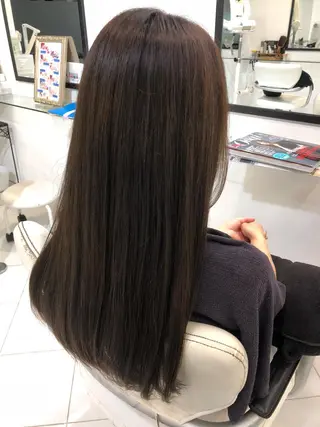 ロング カラー ✨韓国風カット/艶髪 カラー✨yumeのヘアスタイル