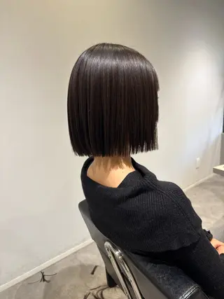 ミディアム 長尾ゆりの/ボブ/ ベージュ/ハイトーンのヘアスタイル