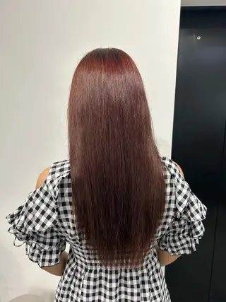 ロング 山下颯羽 /ワンカラーのヘアスタイル