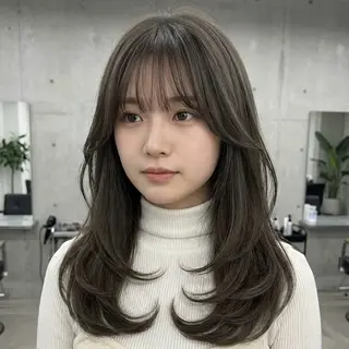 ロング 縮毛矯正特化 コグスリのヘアスタイル