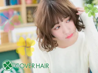 ミディアム パーマ 小顔カット得意🌟 岩渕麻由のヘアスタイル