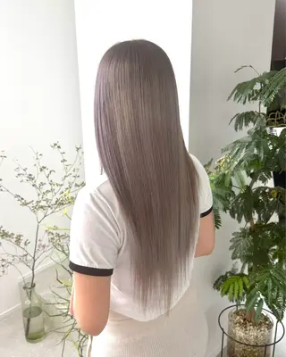 ロング yuna/透明感 カラー/エクステのヘアスタイル