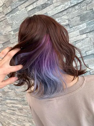 ミディアム カラー カラーと言ったら SAWARAのヘアスタイル