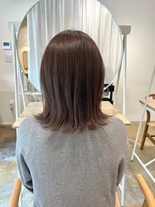 セミロング カラー Time is mummy所属・Time is mummyのヘアスタイル